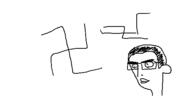 closed_mouth ear glasses hair nazism oekaki soyjak swastika variant:chudjak // 500x250 // 10.9KB