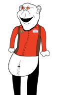 arm belly belly_button bite clothes colored_glasses ear entiral_(user) fat glasses hello_my_name_is_(sticker) logo mymy namefags ongezellig smile soyjak subvariant:henry suspenders sweet_sweet_cake text transparent_background variant:gapejak // 2580x4220 // 449.5KB