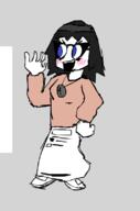 blue_eyes blush blushing clothes drawing female glasses hair happy variant:soytan // 524x793 // 50.9KB