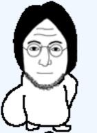 butt glasses hair nose soyjak twerk variant:lennonjak // 98x133 // 86.6KB