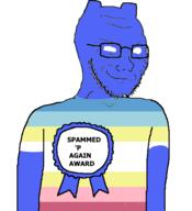 'p award discord flag:minor_attracted_person map_(pedophile) pedophile smug soyjak spam standing variant:soyak // 548x600 // 40.1KB