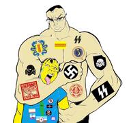 2soyjaks anti_furry arm asia asian asian_man bowtie buff choke_hold clothes discord dragon eyes fascism flag:minor_attracted_person flag:south_vietnam flag:zoophile_pride headlock major_cloog map map_(pedophile) nazism pedophile schutzstaffel slopjak south_vietnam strangling subvariant:chudjak_front totenkopf variant:bernd variant:chudjak vietnam vietnam_war vietnamese zoophile 😭 // 673x626 // 60.4KB