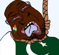 ack animated crescent crying flag flag:india flag:pakistan glasses hair hanging india noose open_mouth pakistan queen_of_spades rope soyjak star_(symbol) star_and_crescent stubble suicide teeth tongue variant:bernd yellow_teeth // 1677x1569 // 4.6MB