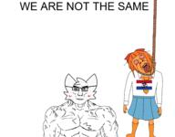 anti_ongezellig boykisser boykissersilly_cat buff crying flag flag:netherlands furfag furry hanging hinduism mymy neck netherlands ongezellig roach rope variant:chudjak we_are_not_the_same white_background // 1920x1500 // 381.9KB