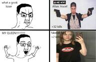 Natalie_Rupnow asian cap clothes fakecel female femoid glasses gook gun hat incel korean mass_shooter phone pistol place_japan school_shooter seung_hui_cho truecel variant:chudjak virgin // 977x624 // 444.1KB
