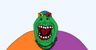 angry beard big_lips colorful glasses hippopotamus soyjak template transparent_background variant:hippojak // 2326x1211 // 59.9KB