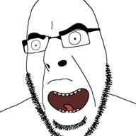 glasses rick_and_morty soyjak stubble tongue variant:cobson // 2500x2497 // 531.9KB