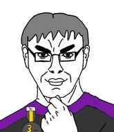 award badge closed_mouth clothes ear fist glasses grey_hair hair james purple_eyes smile soyteen steve_jobs subvariant:steve_chuds thick_eyebrows thinking uniform variant:chudjak // 1716x2000 // 206.9KB award badge closed_mouth clothes ear fist glasses grey_hair hair james purple_eyes smile soyteen steve_jobs subvariant:steve_chuds thick_eyebrows thinking uniform variant:chudjak // 1716x2000 // 206.9KB