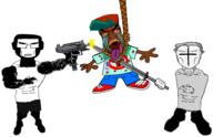 ack blood discord discord_logo_facial_mark facial_mark fnf_pedo friday_night_funkin' grunt_(madness_combat) gun hanging madness_combat newgrounds rope ropeop stab subvariant:unbotheredchud sword tankman uzi variant:chudjak variant:markiplier_soyjak // 1473x955 // 441.4KB