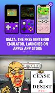(you) angry blood cease_and_desist delta_(emulator) ear gameboy_advance glasses ign ios mitsubishi mustache new_super_mario_bros nintendo nintendo_64 nintendo_ds orange orange_skin pokemon red_eyes soyjak subvariant:feralrage super_mario teeth text the_legend_of_zelda variant:feraljak video_game yellow_teeth // 1197x2040 // 1.3MB