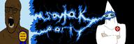 banner electricity kkk ku_klux_klan lightning nigger soyjak_party thunder variant:cobson variant:unknown // 5127x1709 // 247.7KB
