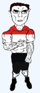 arm buff closed_mouth clothes country ear flag flag:kuyavian–pomeranian full_body glasses hair hand kuyavian–pomeranian poland shoe soyjak subvariant:chudjak_front subvariant:unbotheredchud transparent transparent_background variant:chudjak vein voivodeship // 549x1268 // 26.5KB