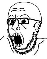 Variant:partyjak beard gem glasses screaming soyboy soyjak suprised teeth white_skin // 1080x1350 // 92.0KB Variant:partyjak beard gem glasses screaming soyboy soyjak suprised teeth white_skin // 1080x1350 // 92.0KB