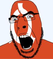 angry flag flag:fukushima fukushima glasses hair japan looking_to_the_left open_mouth soyjak stubble teeth thick_eyebrows todofuken transparent_background variant:cobson // 721x789 // 46.6KB