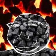 coal coal_background coal_skin ear eyelids glasses inverted irl_background small_eyes smile soyjak stubble subvariant:massjak subvariant:wholesome_soyjak variant:gapejak // 600x600 // 556.1KB