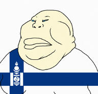 Finngolian_(Finnish_Mongol) blue_eyes finland flag:Finngolia narrow_eyes obese slant_eyes subvariant:chinkmutt variant:meximutt white_background yellow_skin // 888x849 // 797.4KB