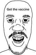 mustache open_mouth soyjak text variant:unknown // 625x946 // 40.6KB