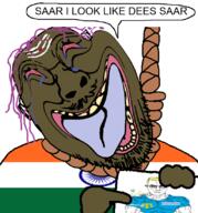 Astrofene_(namefag) Pheromosa ack brown_troonjak crimean_tatar flag:crimean_tatar flag:india holding_sign india indian pajeet rope slopjak speech_bubble variant:bernd variant:chudjak // 768x823 // 154.4KB