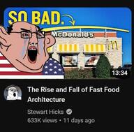 2soyjaks amerimutt angry bloodshot_eyes brown_skin crying ear glasses irl_background mcdonalds open_mouth soyjak text thumbnail united_states variant:chudjak variant:tony_soprano_soyjak youtube // 377x372 // 40.6KB
