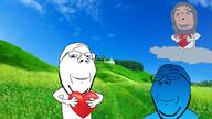 calm church field flowers glasses god grass holding_heart nature robe smile variant:cobson variant:gapejak // 1920x1080 // 2.0MB