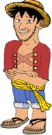 anime clothes hat looking_at_you luffy one_piece red_shirt smile smug that_one_fucking_picture_of_nate_being_a_smug_little_bastard variant:soyak // 423x1104 // 249.7KB