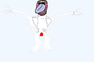 arm blood full_body leg neovagina open_mouth soyjak subvariant:fingerboy tongue tranny variant:bernd yellow_teeth // 1500x1000 // 72.5KB