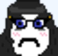 clothes glasses hair sad tanmoji variant:soytan // 32x31 // 724