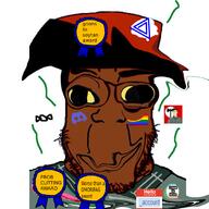 account_(user) award brown_skin discord discord_logo_facial_mark facial_mark fnf_pedo glasses lemon_approved! map_(pedophile) omori op_is_an_aryan_supersoldier pedophile pride_flag slopjak stubble subvariant:chudplier underscore_account_(namefag) variant:markiplier_soyjak // 1080x1080 // 706.0KB